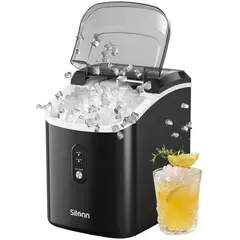 SILONN - Máquina de Hielo Nugget con Producción de 15 kg y Autolimpieza