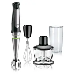 BRAUN - Batidora de Mano MultiQuick 7 3 en 1 con Procesador de Cocina