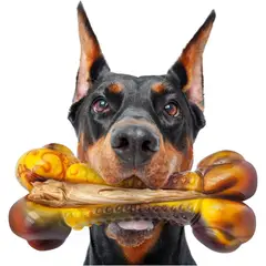 undefined - Juguete Anoodi Para Perros Masticadores Agresivos Con Sabor A Tocino