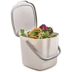 SNIPS - Contenedor de Compost de Cocina con Tapa y Asa para Colgar o Encimera