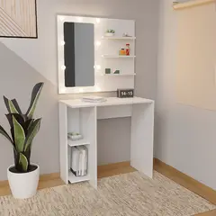 DKO DESIGN SAS - Tocador Holly Con Luces Led 77X80X40Cmblanco