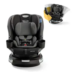 GRACO - Silla de Bebé para Carro EasyTurn 360 Giratoria 2 en 1 Cyran