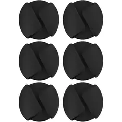 SCOSCHE - Clips Adhesivos para Cables Paquete de 6 Organizadores Redondo