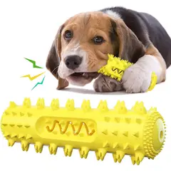 undefined - Palo Masticable Para Perros Con Diseño De Cepillo Dental Y Sabor A Mantequilla De Maní