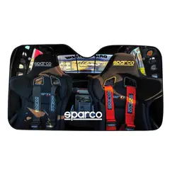 SPARCO - Tapa Sol Carro Tunning Parasol Tunning L Spc1717l