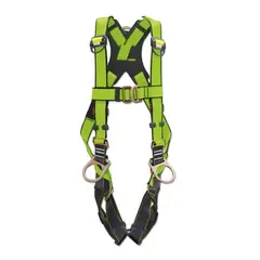 DINAMIK - Arnés Cuerpo Completo para Trabajo En Alturas 4 Puntos de Anclaje. Herraje En Acero Forjado Construcción En «h»