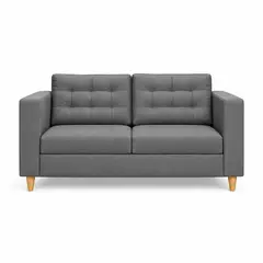 HIGH CLASS - Sofá honey 2 puestos gris 155x85x84