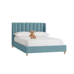 EKONOMODO COLOMBIA - Base Cama con Espaldar Sencillo Infantil Bony 100x190x115 Azul Claro