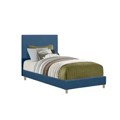 EKONOMODO COLOMBIA - Base Cama con Espaldar Semidoble Infantil Nino 120x190x115 Azul