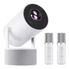 GENERICO - Hy300 Pro Ktv Proyector de Video 4K Android Video Beam Smart