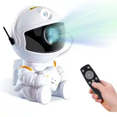GENERICO - Mini Astronauta Proyector de Estrellas Nebulosa Galaxia Kids