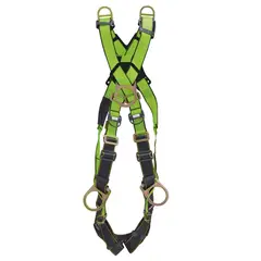 DINAMIK - Arnés Cuerpo Completo para Trabajo En Alturas 6 Puntos de Anclaje. Placa Pectoral. Herraje En Acero Forjado Construcción En «x»