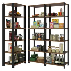 MADESA - Estante Multiuso Organizador Despensa de Esquina 15 Repizas 177cm