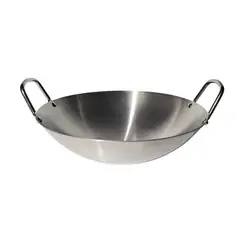 TRIPLE CLEAN - Wok de Acero Inoxidable 30 cm Diámetro