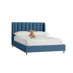 EKONOMODO COLOMBIA - Base Cama con Espaldar + Colchon Semidoble Infantil Bony 120x190x115 Azul