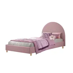 EKONOMODO COLOMBIA - Base Cama con Espaldar + Colchon Semidoble Infantil Mia 120x190x130 Rosado