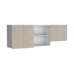 JUST HOME COLLECTION - Mueble Superior Cocina Vimo (1c) Blanco Mqz+ Cotta 62x180x33,5 Cm