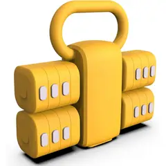 undefined - Juego De Mancuernas Ajustables Para Mujer 4 En 1 5 Kilogramos Bulufree