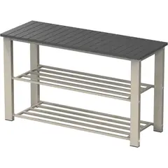 undefined - Banco Zapatero de Madera con Estantes para Entradas Ordenadas y Acogedoras