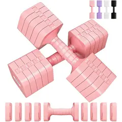 undefined - Set de Mancuernas Ajustables de 9.07 Kilogramos para Entrenamiento Upspeed