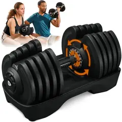 undefined - Set de Mancuernas Ajustables de 2.26 a 11.3 Kilogramos LifePro