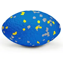undefined - Pelota De Rugby Resistente Para Perros Con Diseño Flotante Y Alta Elasticidad