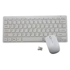 GENERICO - Combo Mini Teclado + Mouse Inalámbrico Receptor USB K-03