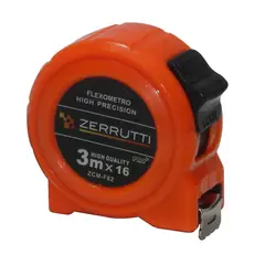ZERRUTTI - Cinta Métrica Flexómetro 3 m x 16 mm