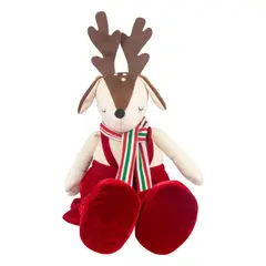 ARTESO - Reno de Navidad Rayas Rojo
