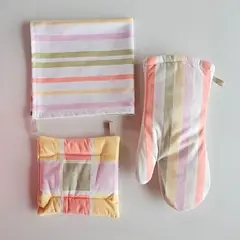 JUST HOME COLLECTION - Setx3 Cocina Rayas Picnic