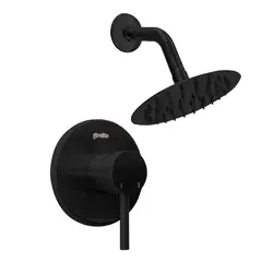 STRETTO - Ducha Monocotrol Fiorenzo Con Regadera Lucca Negro Mate
