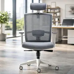 undefined - Silla Gerencial Taylor Grey-White (D00227Dh)