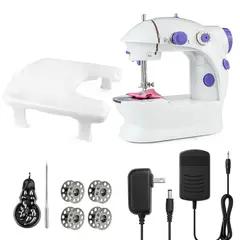 ENERGY PLUS - Máquina de Coser Mini Eléctrica Con Mesa Extensora y Pedal