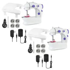 ENERGY PLUS - Set X2 Máquina de Coser Eléctrica Con Mesa Extensora y Pedal