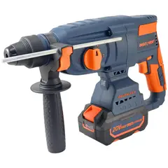 DISCOVER - Rotomartillo Inalámbrico SDS Plus 20V 3.0J 1 Batería 4 Ah Brushless Estuche