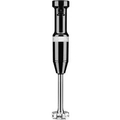 KITCHENAID - Batidora de Mano con Velocidad Variable y Cuchilla de Acero Negro Ónix