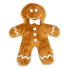 ARTESO - Cojín Navideño Galleta Jengibre Tela 45.5x36cm