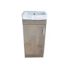 STRETTO - Conjunto Mueble De Baño Claire A Piso Lenga 40*43 Cm Placa Ceramica