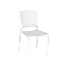 TRAMONTINA - Silla Safira en Polipropileno y Fibra de Vidrio Blanco