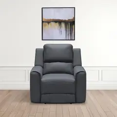 ELITE LIVING - Silla Reclinable Duke 1 puesto Manual Tela Grafito