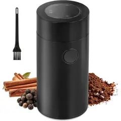 undefined - Molinillo De Café Eléctrico Con Cuchillas De Acero Inoxidable Portátil