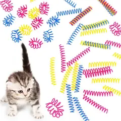 undefined - Resortes de Plástico para Gatos en Colores Brillantes para Juego Activo