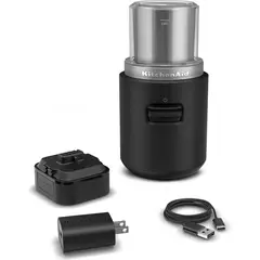 KITCHENAID - Amoladora de Cuchillas Inalámbrica con Batería Incluida para Café