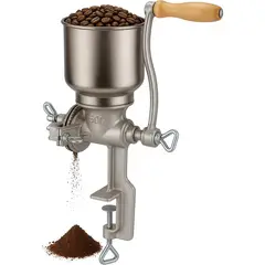 undefined - Molinillo Manual De Granos De Hierro Galvanizado Ajustable Para Maíz Café Y Cereales