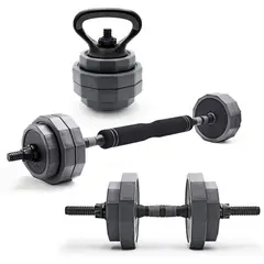 undefined - Juego De Pesas Ajustables CAP Barbell Con Mancuernas Y Pesa Rusa Para Entrenamiento
