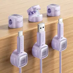 undefined - Clips Magnéticos para Organización de Cables con Adhesivo Reutilizable