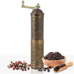 undefined - Molinillo Manual De Café Y Especias Estilo Turco Con Grosor Ajustable