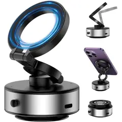 undefined - Soporte Magnético para Teléfono de Automóvil con Succión al Vacío y Giro Total