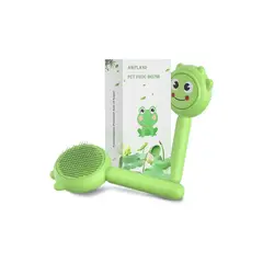 undefined - Cepillo Para Perros De Pelo Corto O Largo Con Botón De Limpieza Awpland