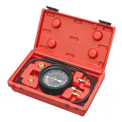 FORCE - Kit para Prueba de Bomba de Vacío/combustible (vacuómetro) 4" con Adaptadores en Estuche 906g13